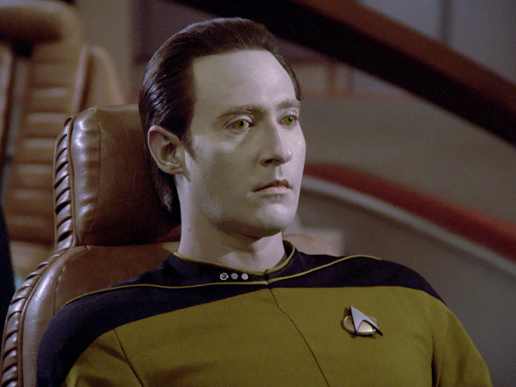 Star Trek-The Next Generation Wallpaper: Data.