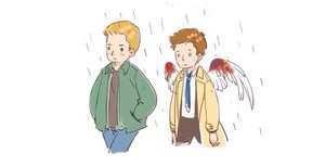 Dean and Castiel {1}