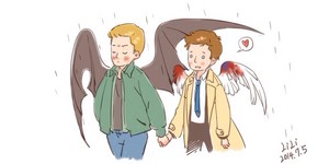 Dean and Castiel 
