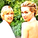 Ellen DeGeneres and Portia de Rossi - ellen-degeneres icon