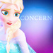Elsa 'Concern' icon - frozen icon
