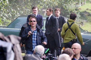  Filming Funeral Scene for 'Legend'