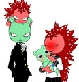 Flippy and Flaky and their kids - happy-tree-friends photo