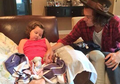 Harry with the Cancer Patient <3         - one-direction photo
