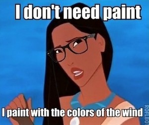  Hipster Pocahontas :D