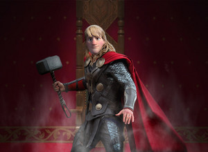  Kristoff as Thor