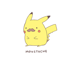  Mustache Пикачу