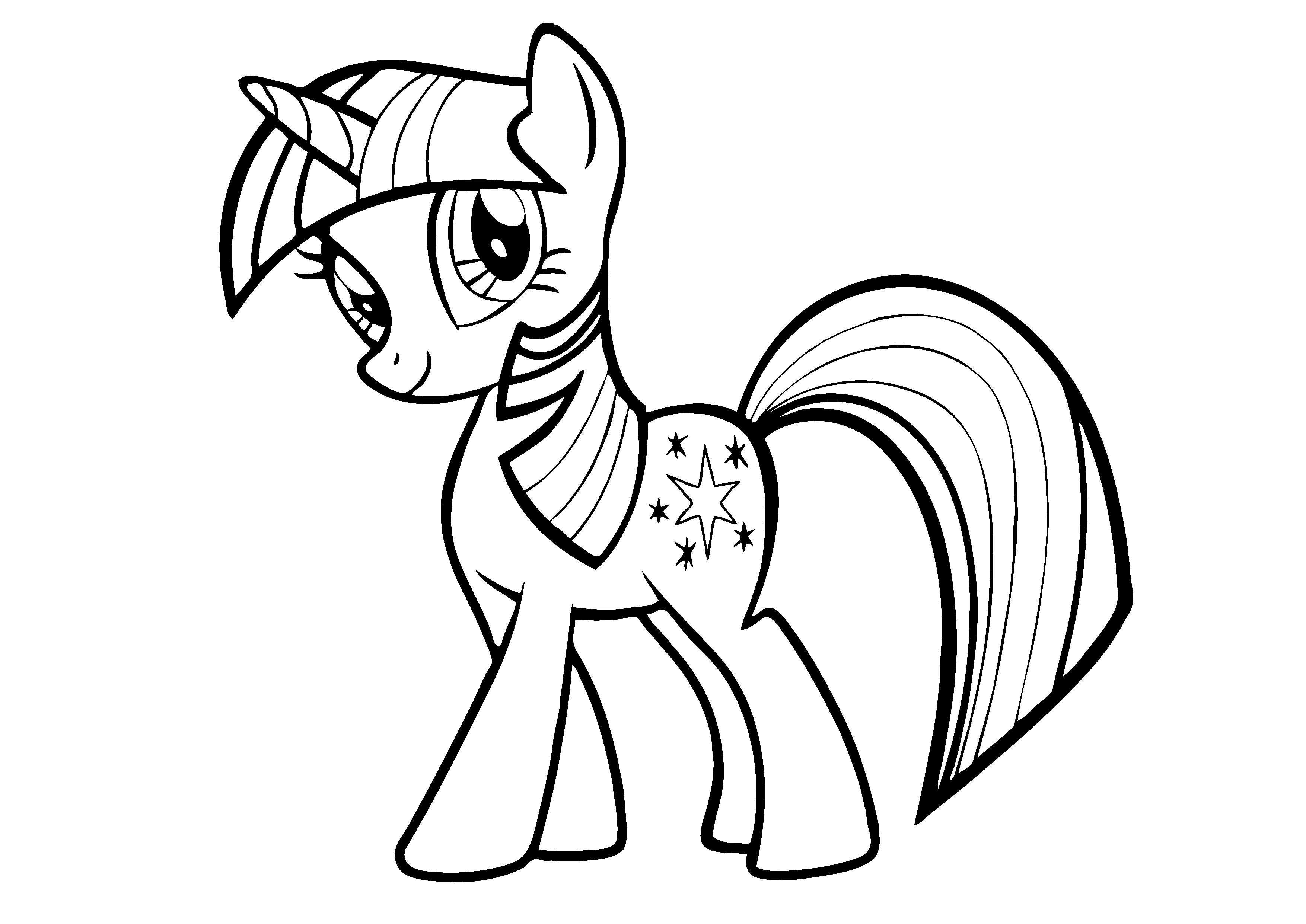 My Little Pony Colouring Sheets - Twilight Sparkle - My ...
