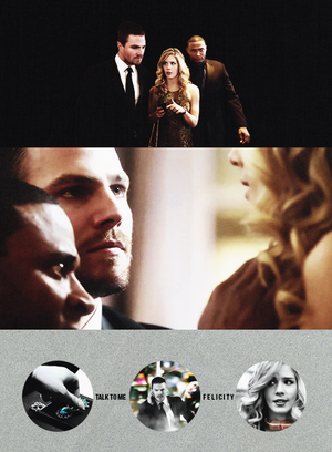 Oliver, Felicity and Diggle 