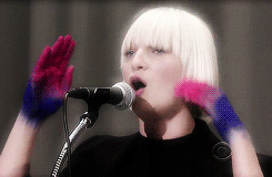  Sia performing Soon We’ll Be Found on Letterman