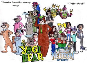 Yogi Bear and Jimmy Neutron Group Pic 2