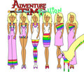 adventure time fashion_lady rainycorn - adventure-time-with-finn-and-jake fan art