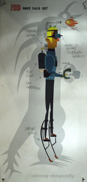  Big Hero 6 Concept Art - फ्रेड