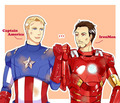 Captain and Iron Man - the-avengers photo