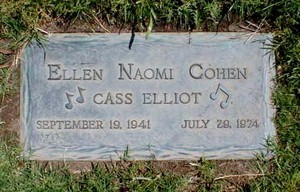  Cass Elliot - Ellen Naomi Cohen( September 19, 1941 – July 29, 1974