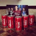 Cast cans of coke - teen-wolf photo