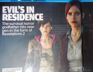  Claire with Moira 버튼, burton in Resident Evil: Revelations 2