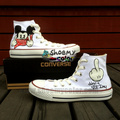 Custom Mikey Mouse Kids White High Top Pure Hand Painted Converse Canvas Fashion Converse Shoes  - disney photo