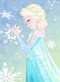 Elsa and Olaf - elsa-the-snow-queen fan art
