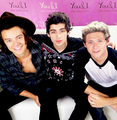 Harry, Zayn and Niall - zayn-malik photo
