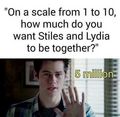 How much do you want to ship Stiles and Lydia - teen-wolf photo