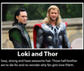 Loki and Thor - the-avengers photo