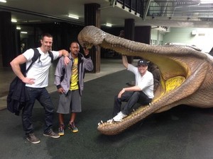  Michael, Jason and Percy at the Australia Zoo