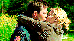 Nathan and Audrey kiss