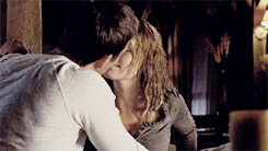 Nathan and Audrey kiss