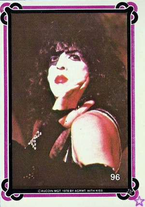 Paul Stanley ~KISS trading cards 1978