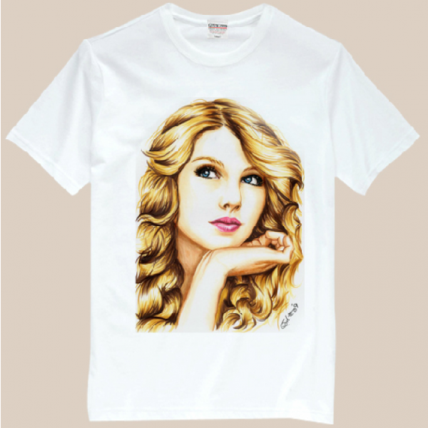 Photo of Taylor Swift t-shirt for fans of Taylor Swift. 