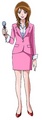 Tina: Television reporter, host, and news anchor for Gourmet News  - anime photo