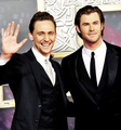 Tom Hiddleston and Chris Hemsworth - hottest-actors photo