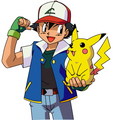 ash and pikachu - pokemon photo