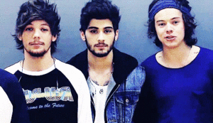  louis, Zayn and Harry