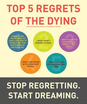 5 regrets of dying