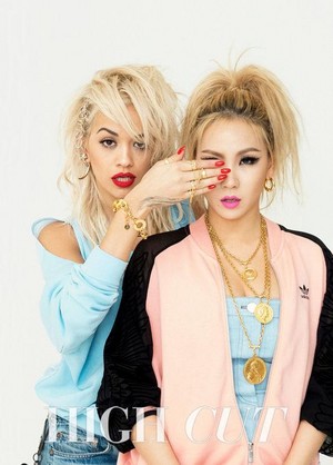CL and Rita Ora for "HIGH CUT"
