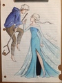 Jack Frost and Queen Elsa - elsa-and-jack-frost photo