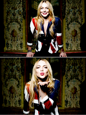  Lindsay Lohan photographed oleh Brian Ziff for the Spring 2014 issue of Kode Magazine.