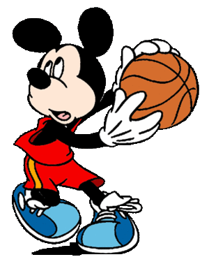  Mickey bóng rổ
