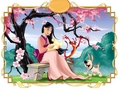 Mulan reading - disney-princess photo