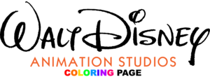  Walt Дисней Анимация Studios Coloring Page