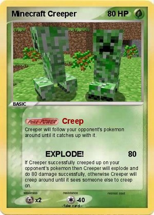 creeper card
