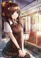 hey see i am in metro - anime photo