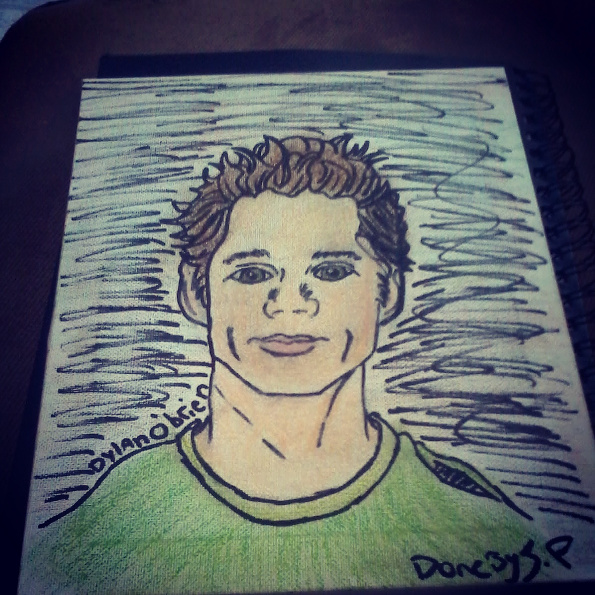 jennifer, this is a drawing of styles but his real name is dylan o'bien -  Dylan O'Brien Fan Art (37651690) - Fanpop