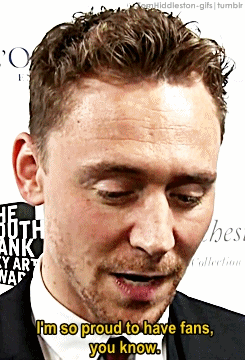 "I'm Tom Hiddleston"