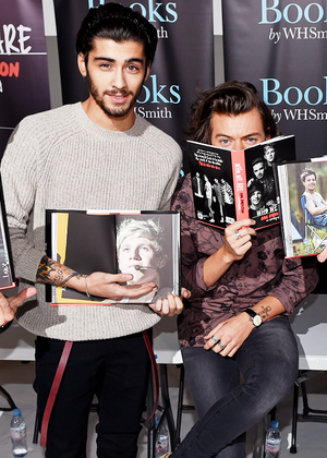 'One Direction: Who We Are' autobiography book signing in Park Royal Studios, London