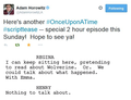 Adam's Tweet  - once-upon-a-time photo