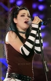 Amy Lee on the concert
