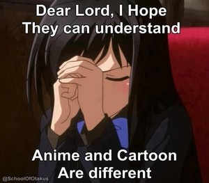 Anime and Cartoon are Different 